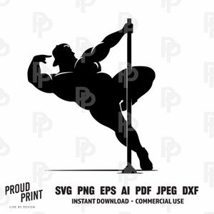 Fat Man Dance Silhouette. Fat Man Svg. Chubby Man Svg. Dad Bod Svg. Husband Svg. Fat Guy Pole Dancer Svg. Man body svg. Dad Bod Cut file.