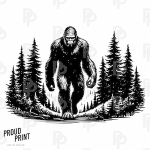 8 Bigfoot Svg. Bundle Bigfoot Silhouette. Yeti Svg. Bigfoot head Svg. Bigfoot forest Svg. Sasquatch Svg. illustrator. Vector. DXF. Cricut.