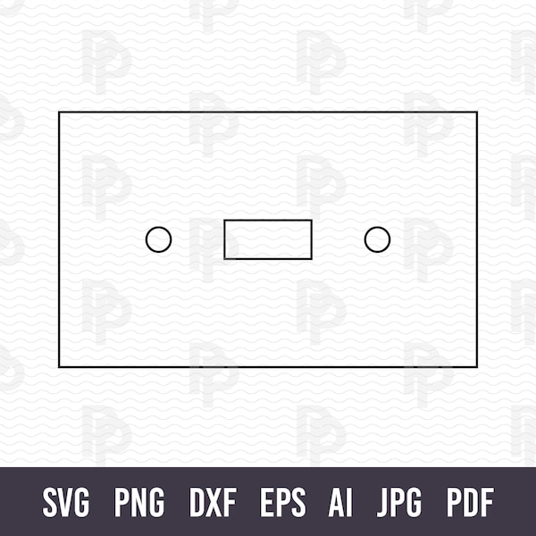 Light Switch Cover Template Etsy