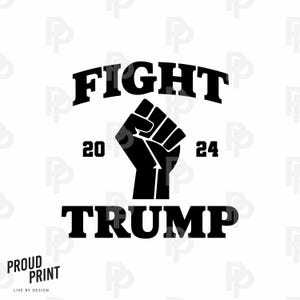 Fight Trump 2024 Svg. Trump 2024 Svg. Trump Shooting Svg. Election Svg. Republican Svg. Trump Vance Svg. Silhouette. Cricut. DXF. Laser.
