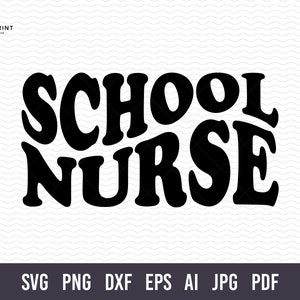 School Nurse SVG. Nurse Svg. Nurse Student Svg. Future Nurse Svg. Nurse Graduate Svg. Nursing School Svg. Nurse Shirt Svg. DXF for Cricut.
