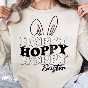 Hoppy Easter SVG. Easter Bunny Svg. Funny Easter Svg. Easter Day Svg. Mama Svg. Teacher Eater Svg. Easter Shirt Svg. DXF for Cricut. PNG.
