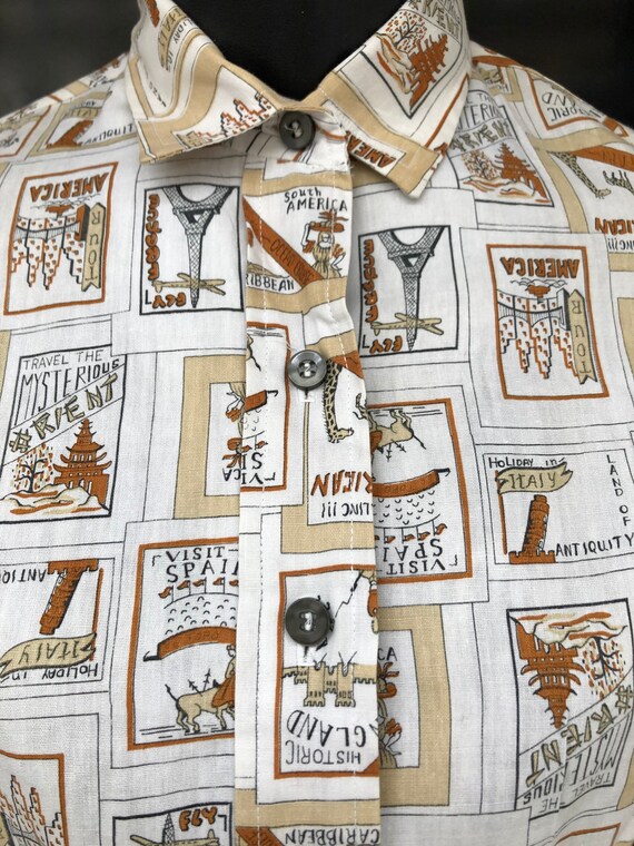 Brilliant novelty print 50’s summer dress