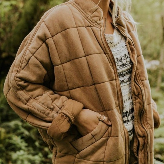 Dolman Quilted Knit Jacket - Etsy Singapore