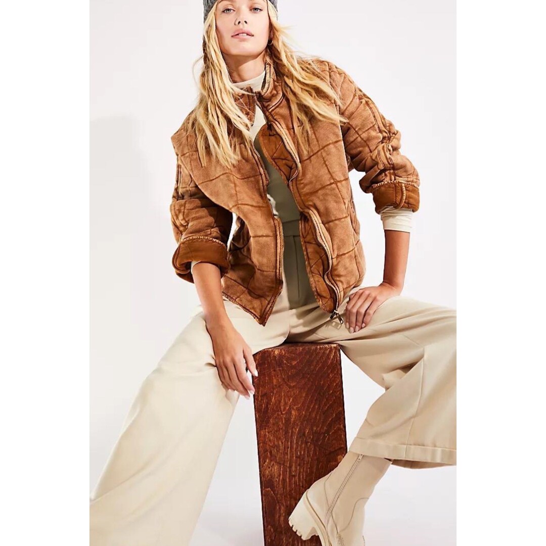 Dolman Quilted Knit Jacket 