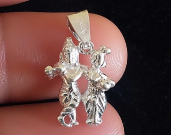 Silver Radha Krishna Pendant, Silver Radha Krishna Necklace, Amazing Design Lord Krishna Figurine Jewellery