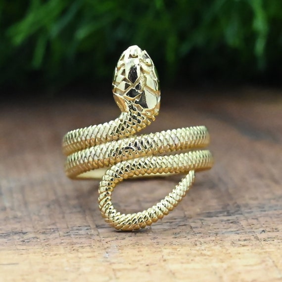 Brass Snake Ring, Bohemian Ring, Adjustable Ring, Dainty Snake Ring, Snake  Band, Open Serpent Ring, Stacking Ring, Animal Ring - Etsy