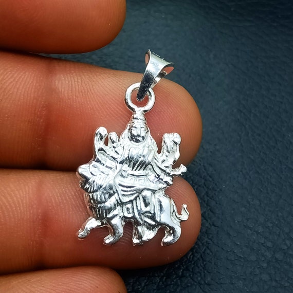 Durga pendant silver deals