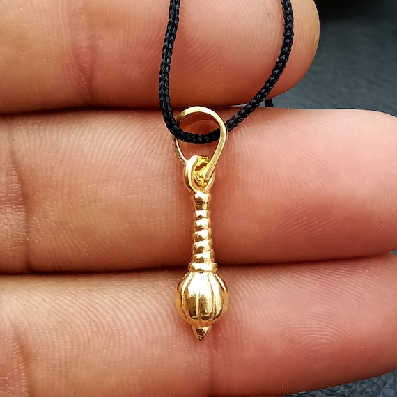 Gold hanuman gada locket price deals