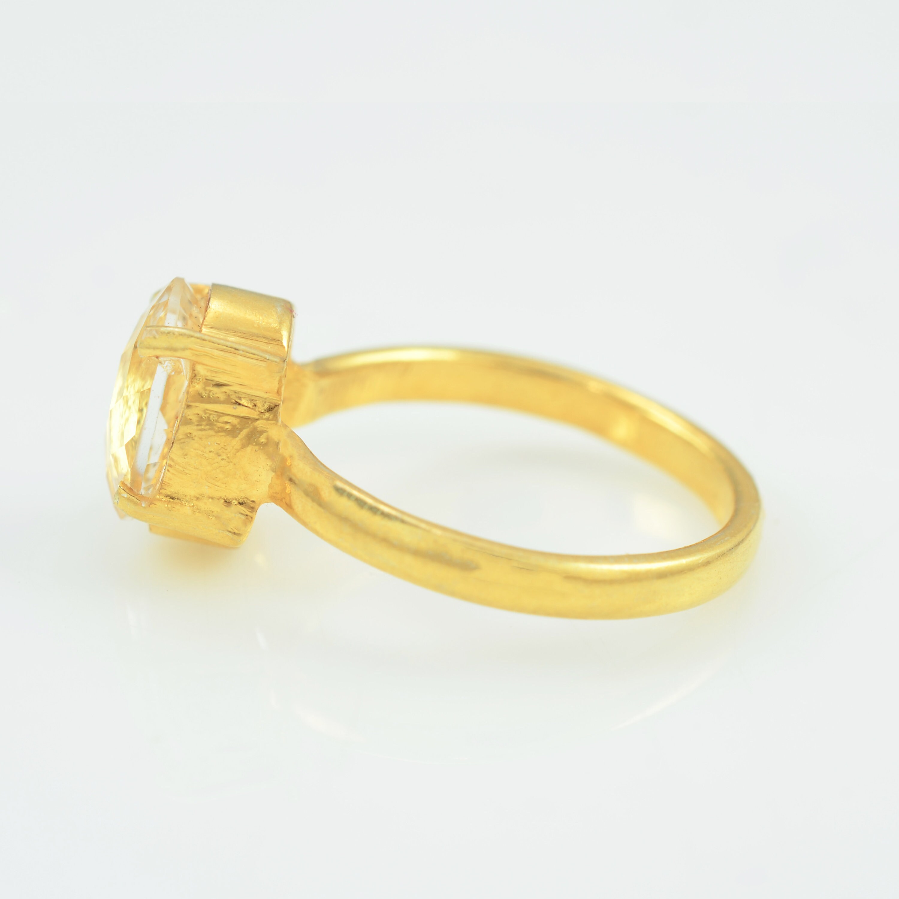 Natural Crystal Rings 18k Gold Plated Crystal Ring Crystal - Etsy