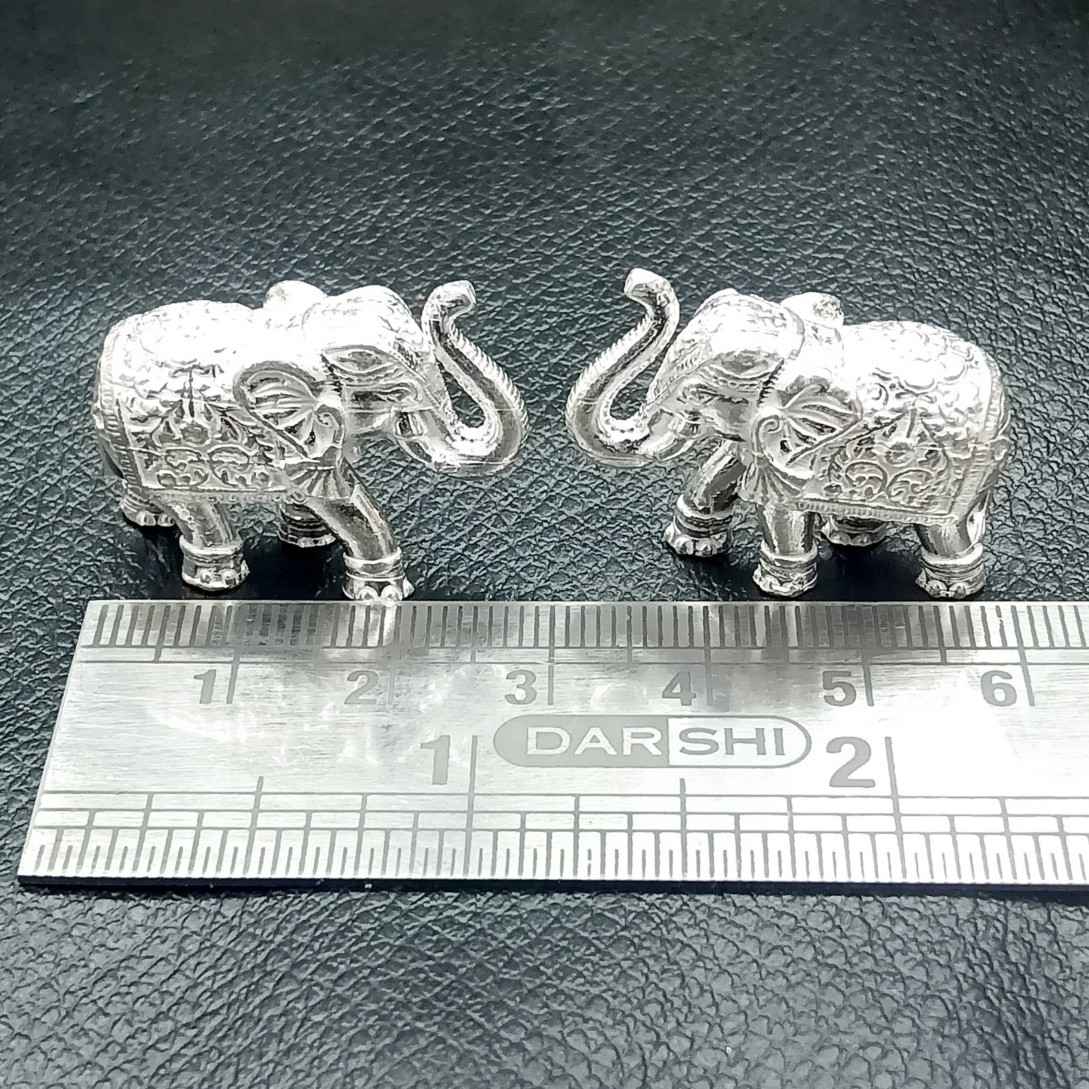 999 Silver Elephant Statue Elephant Article Silver Elephant Etsy