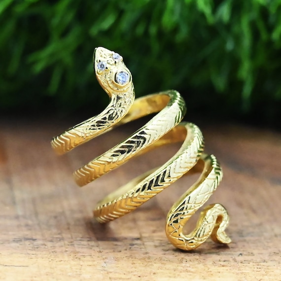 Etsy sale snake ring