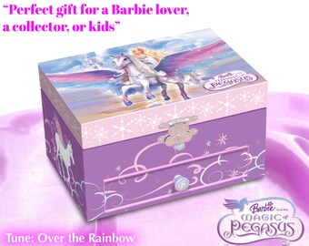 barbie musical jewelry box