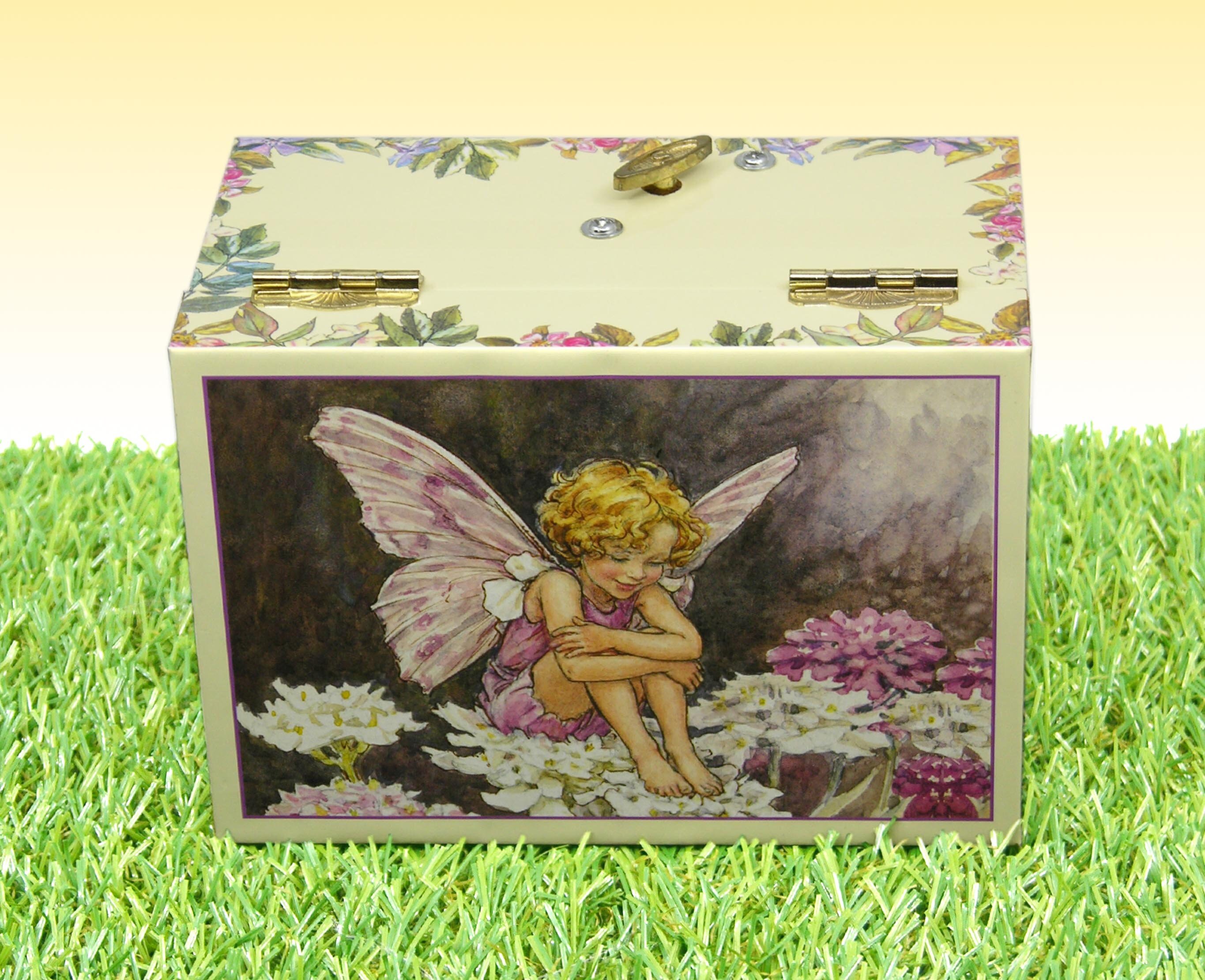 Musical Jewelry Box Flower Fairies Vintage Musical Jewelry Etsy