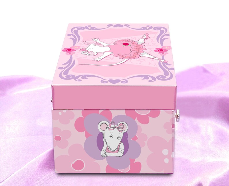 Musical Jewelry Box Angelina Ballerina Vintage Musical Etsy