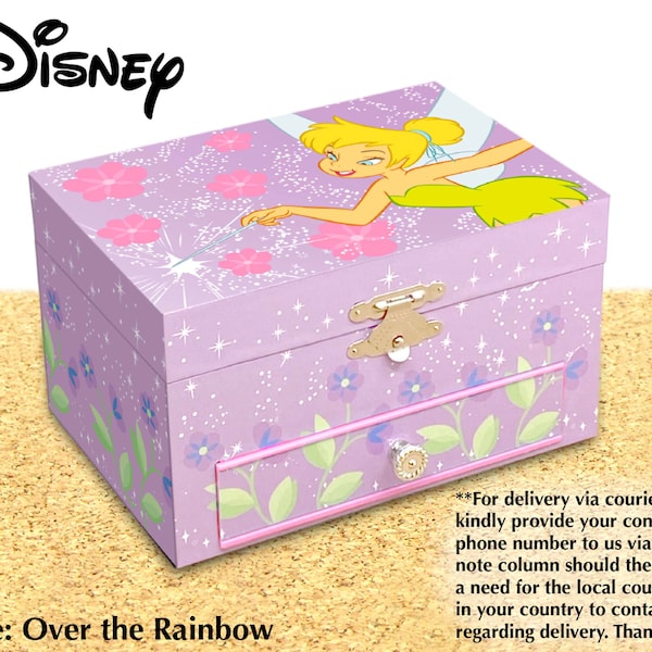 Tinkerbell Musical Jewelry Box Etsy