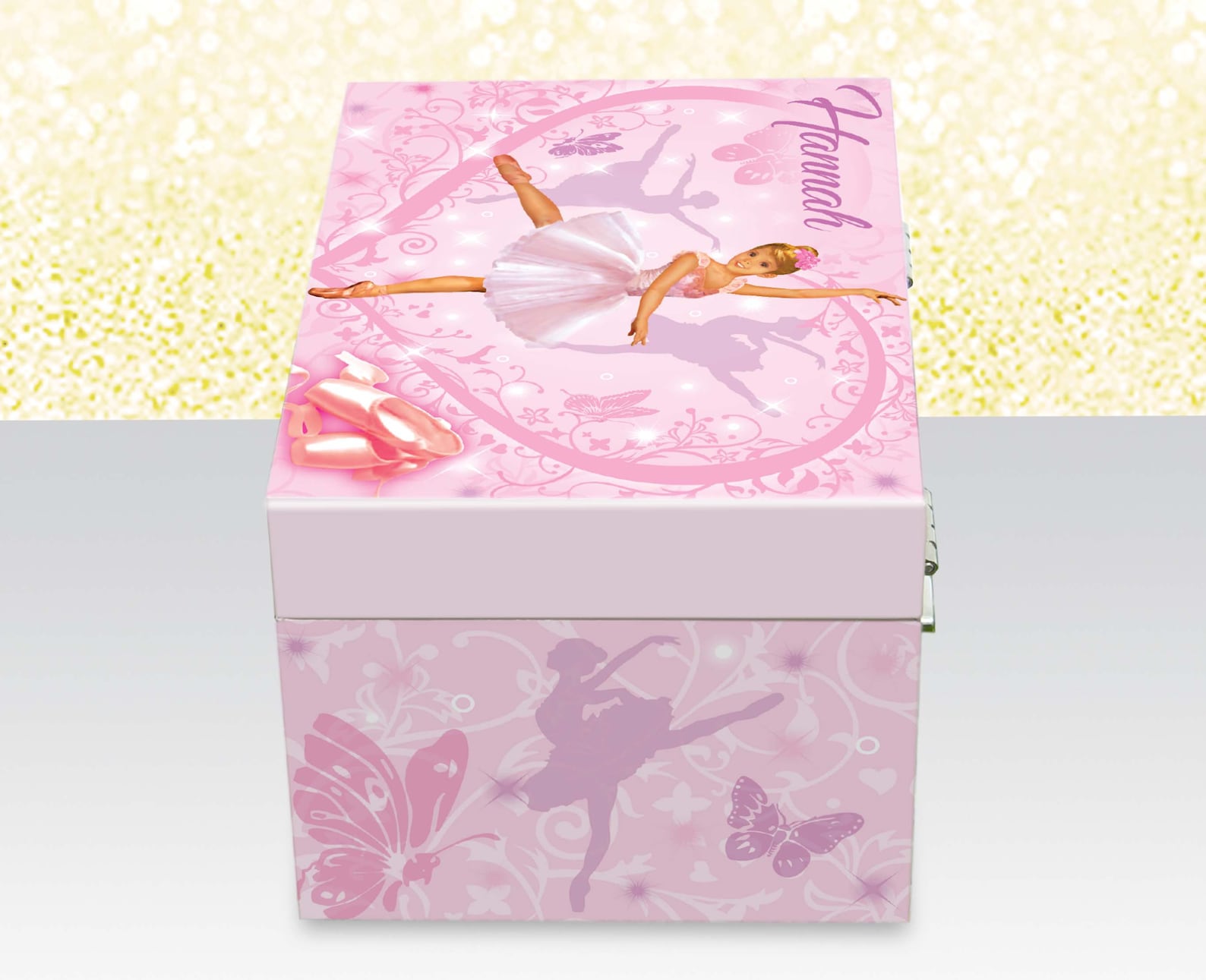 Personalized Ballerina Musical Jewelry Box, Ballerina Musical Box, Gift