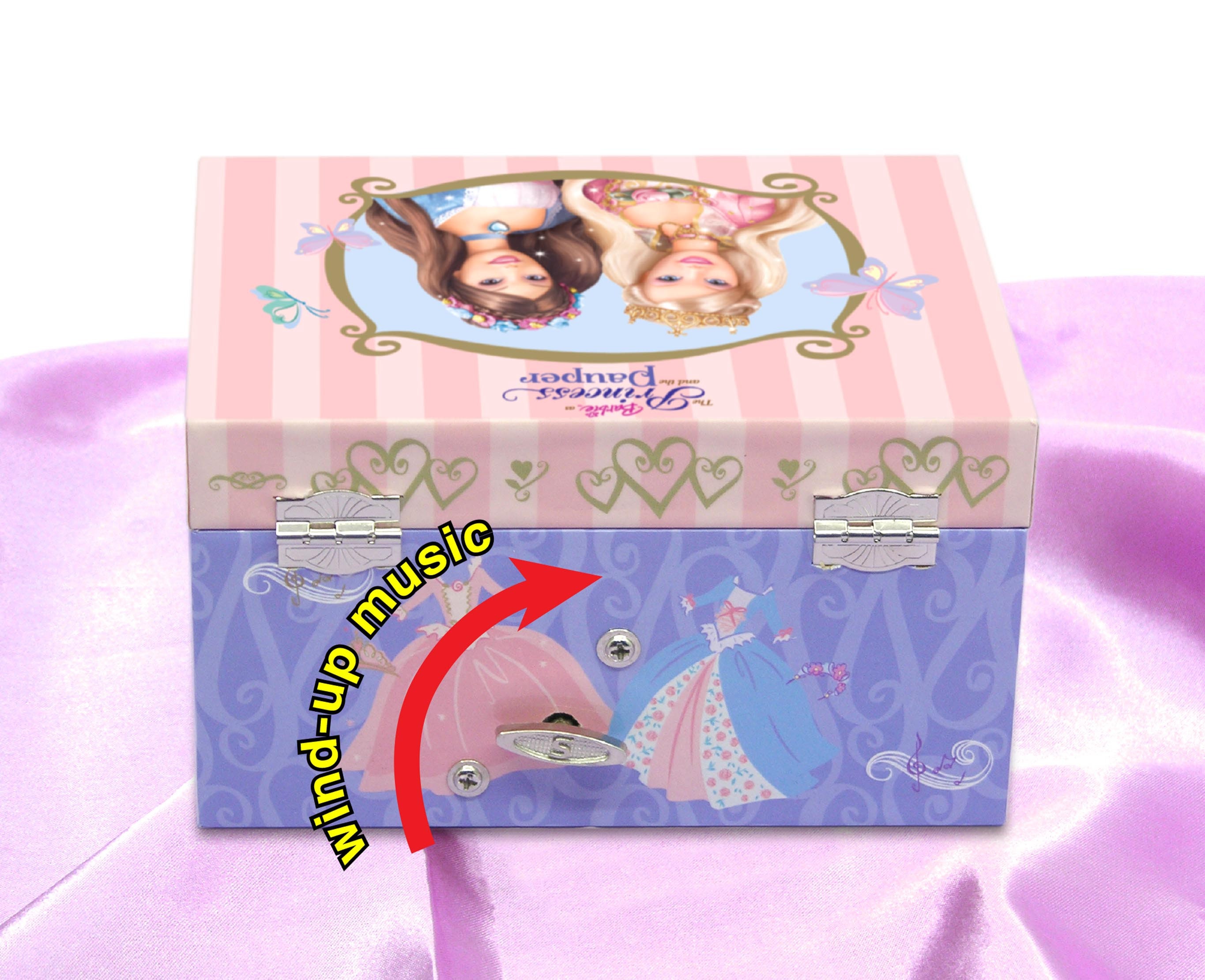 Musical Jewelry Box Barbie Princess and the Pauper Vintage Etsy