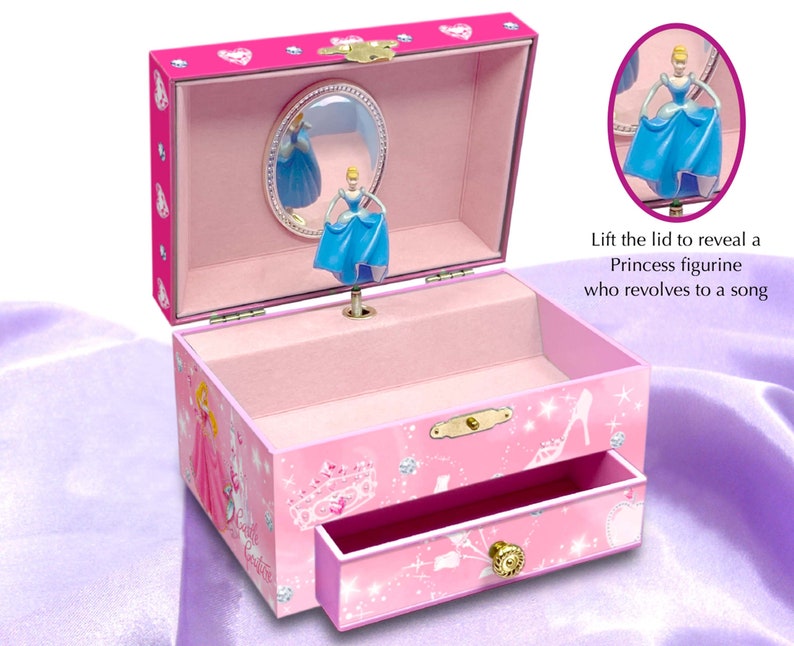 Musical Jewelry Box Disney Princess Vintage Musical Jewelry Etsy