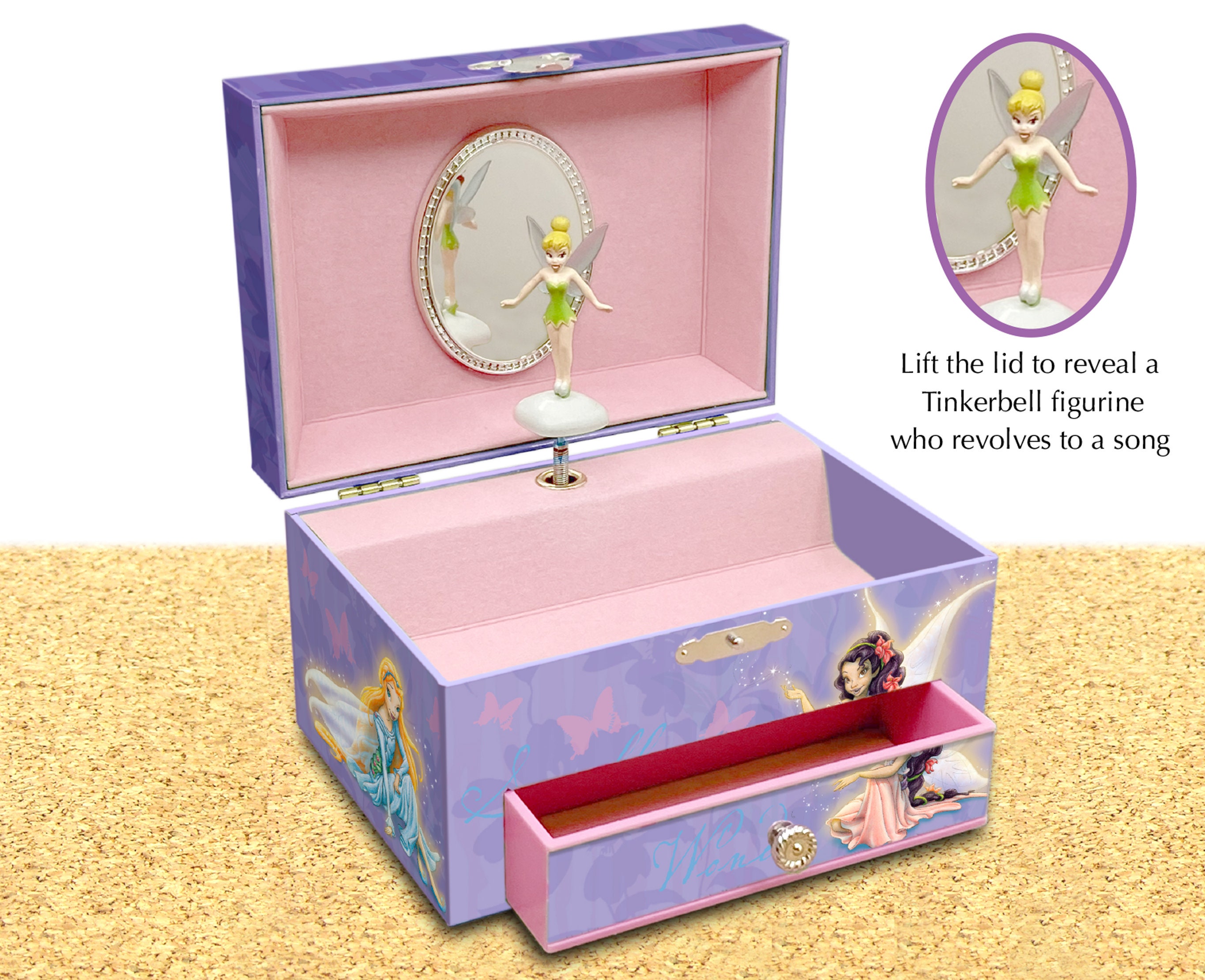 Boite à musique Minnie avec tiroir - la fée du jouet, achat vente de boîte  à musique Disney
