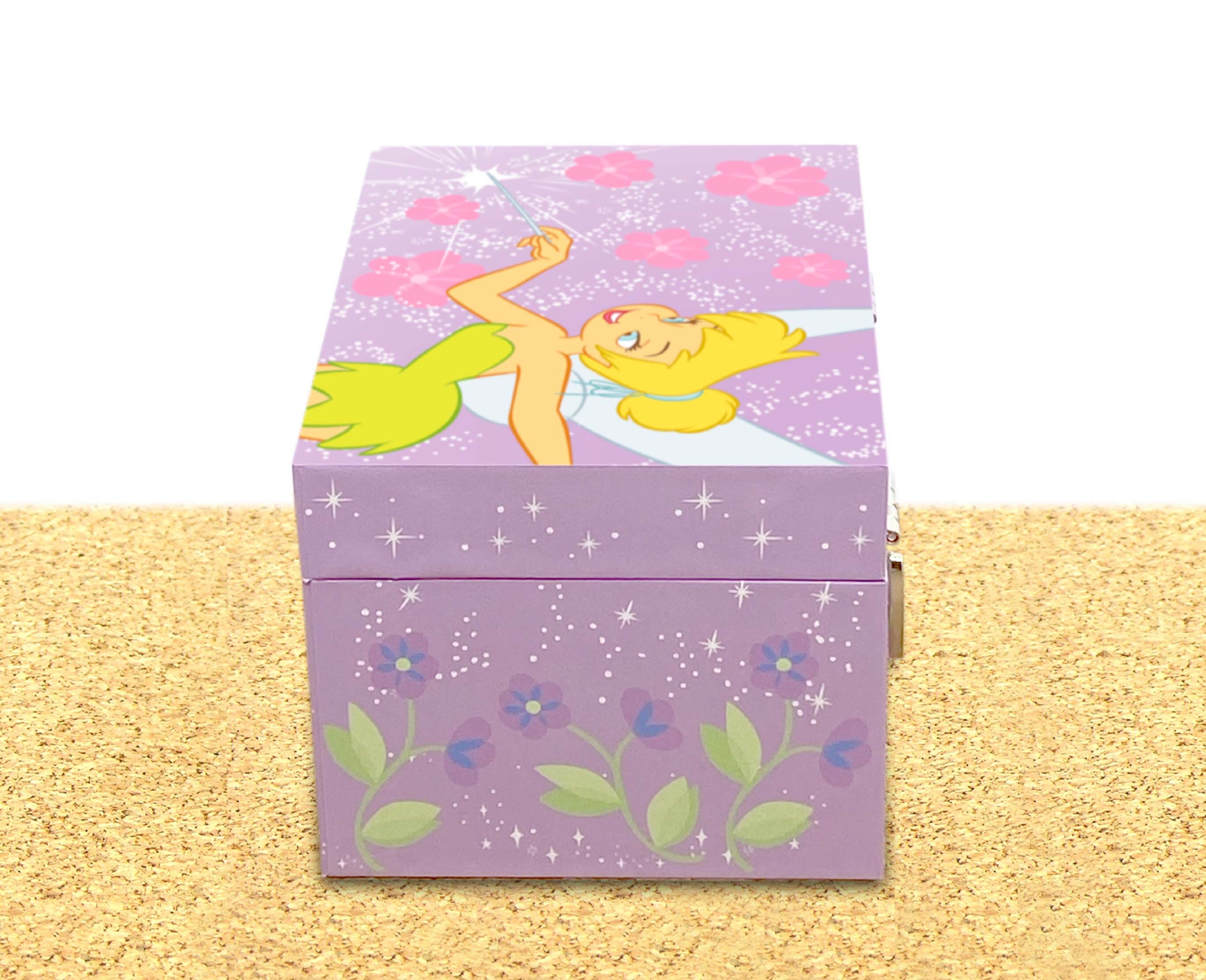 Musical Jewelry Box Disney Tinkerbell Vintage Musical Etsy