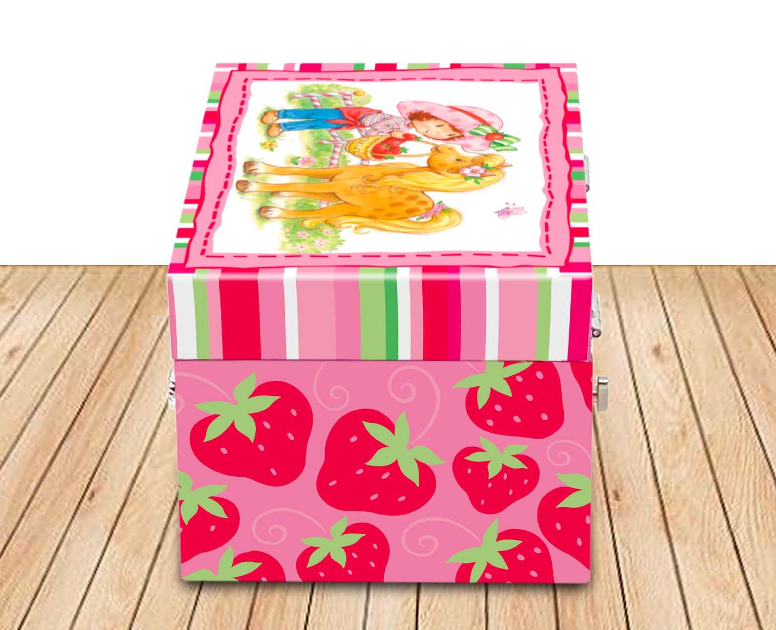 Musical Jewelry Box Strawberry Shortcake Vintage Musical Etsy