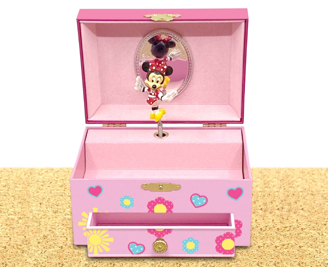 Musical Jewelry Box Disney Minnie Vintage Musical Jewelry Etsy