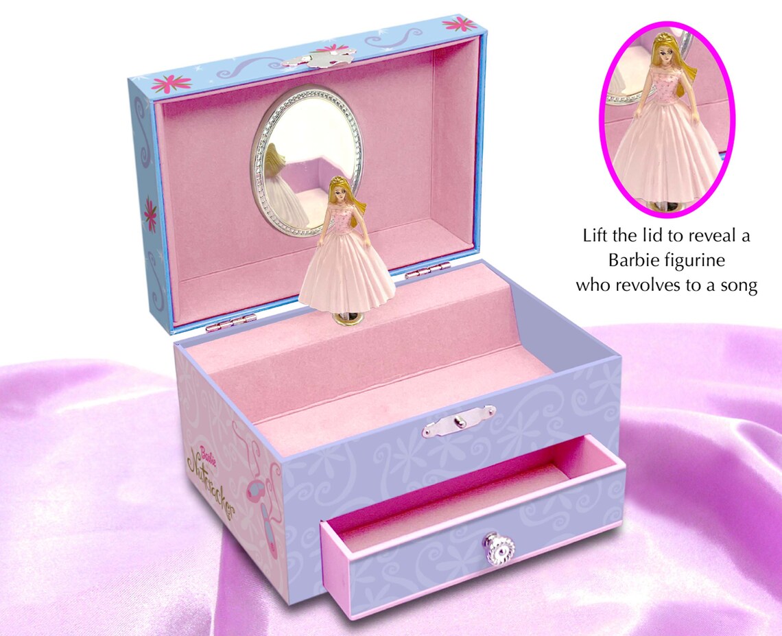 Musical Jewelry Box Barbie in the Nutcracker Vintage Etsy