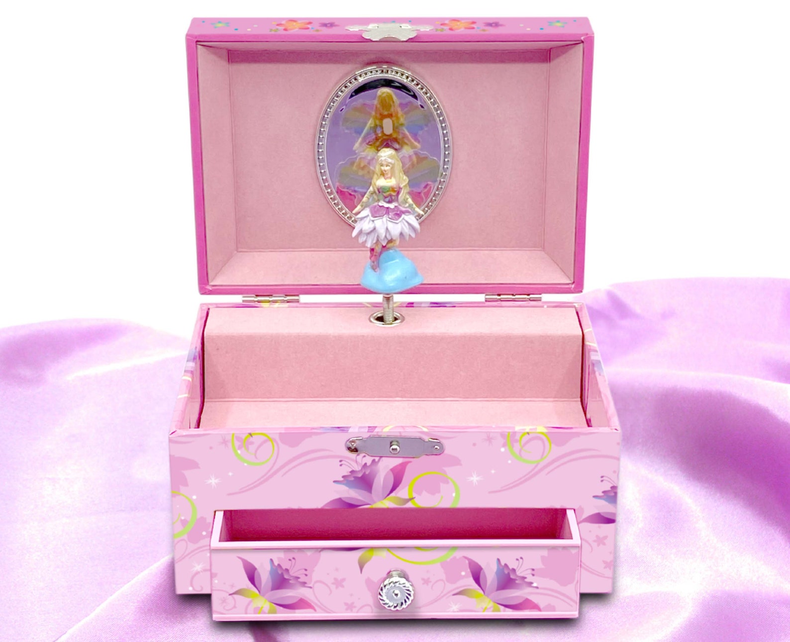 Musical Jewelry Box Barbie Fairytopia Vintage Musical Etsy