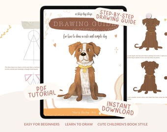 Procreate 犬の描き方ガイド、ステップバイステップのチュートリアル (PDF)