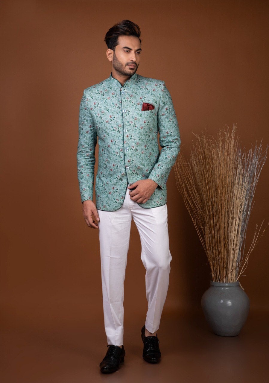 Prince Coat Jodhpuri Suit Bandhgala Suit Jodhpuri Jacket Groom Suit Indowestern Sherwani Groomsmen Sherwani Sherwani Men Wedding Sherwani Etsy