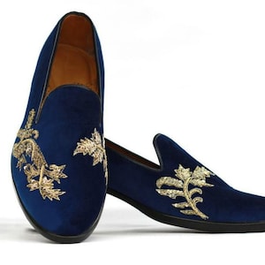 Men Embroidered Shoe