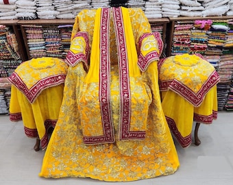Jai Guruji Satsang Guruji Chola Set Of 11 pcs .Customise Guruji chola set