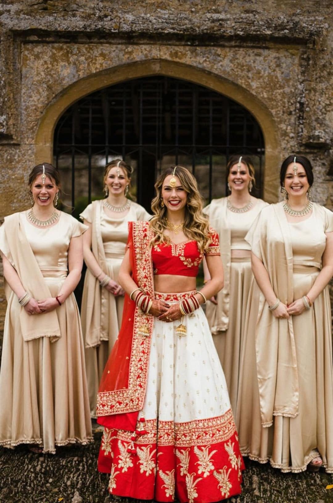 Custom Silk Bridesmaid Saree: Indian Wedding Outfit