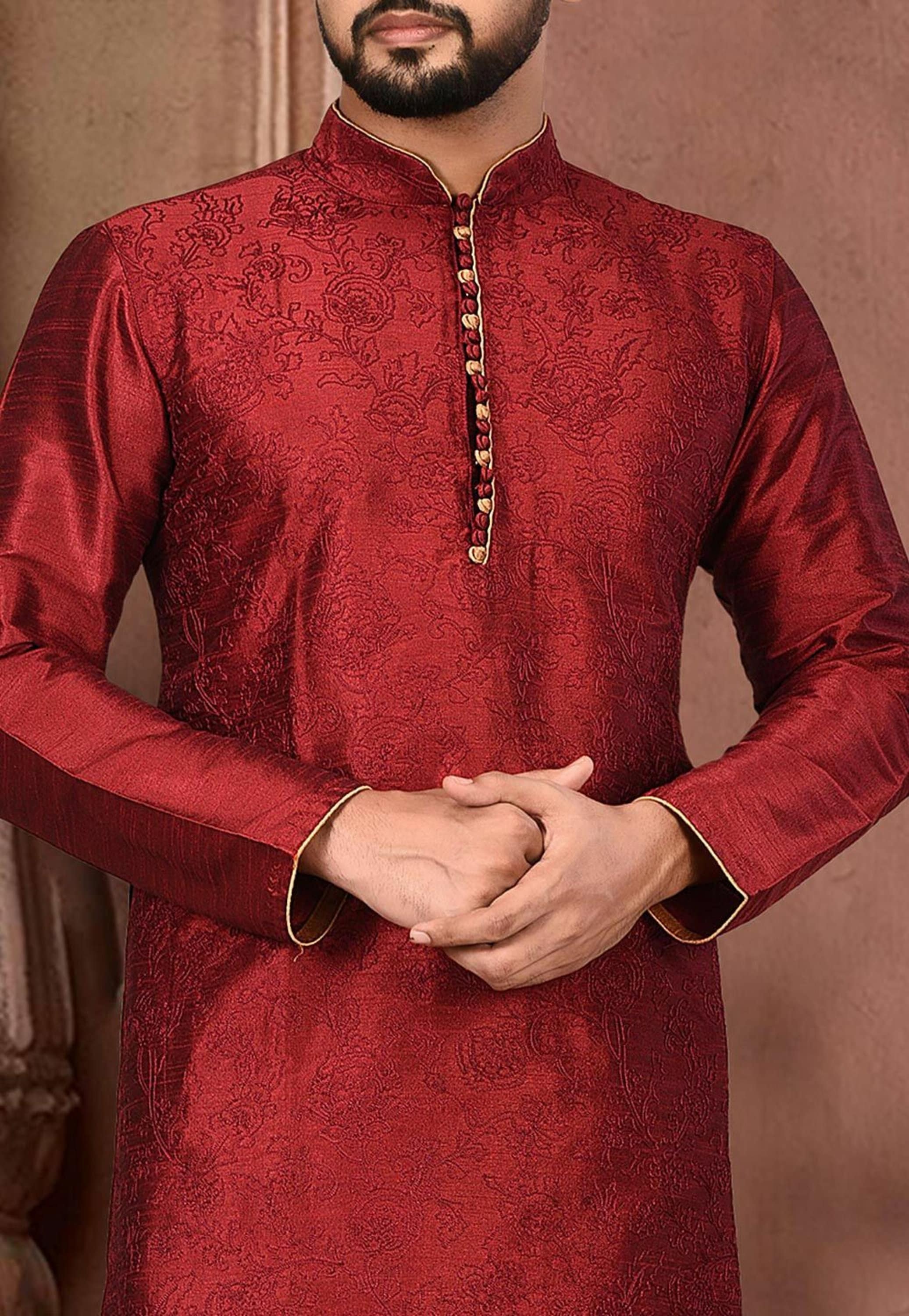 Kurta Pajama For Men Sherwani Men Kurta Men Wedding Sherwani Etsy