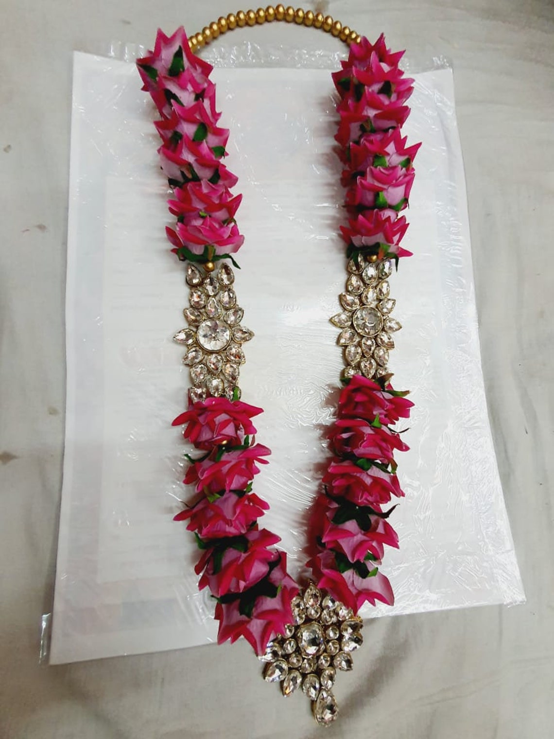 Pack of 2 Artificial Indian Wedding Varmala Bride and Groom Etsy