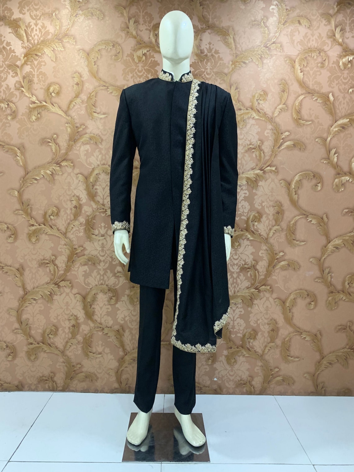 Jodhpuri Suit Bandhgala Designer Sherwani For Groom Wedding | Etsy