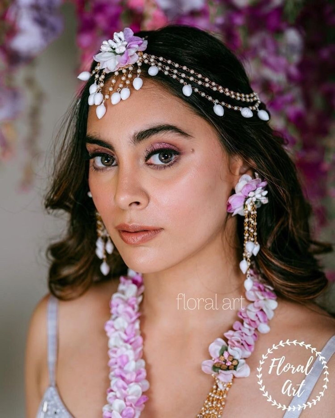 Natural flower shop jewellery for haldi