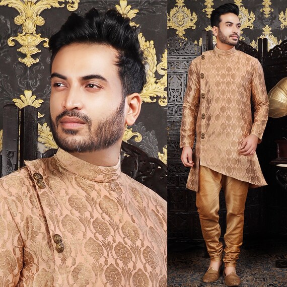 asymmetrical kurta men