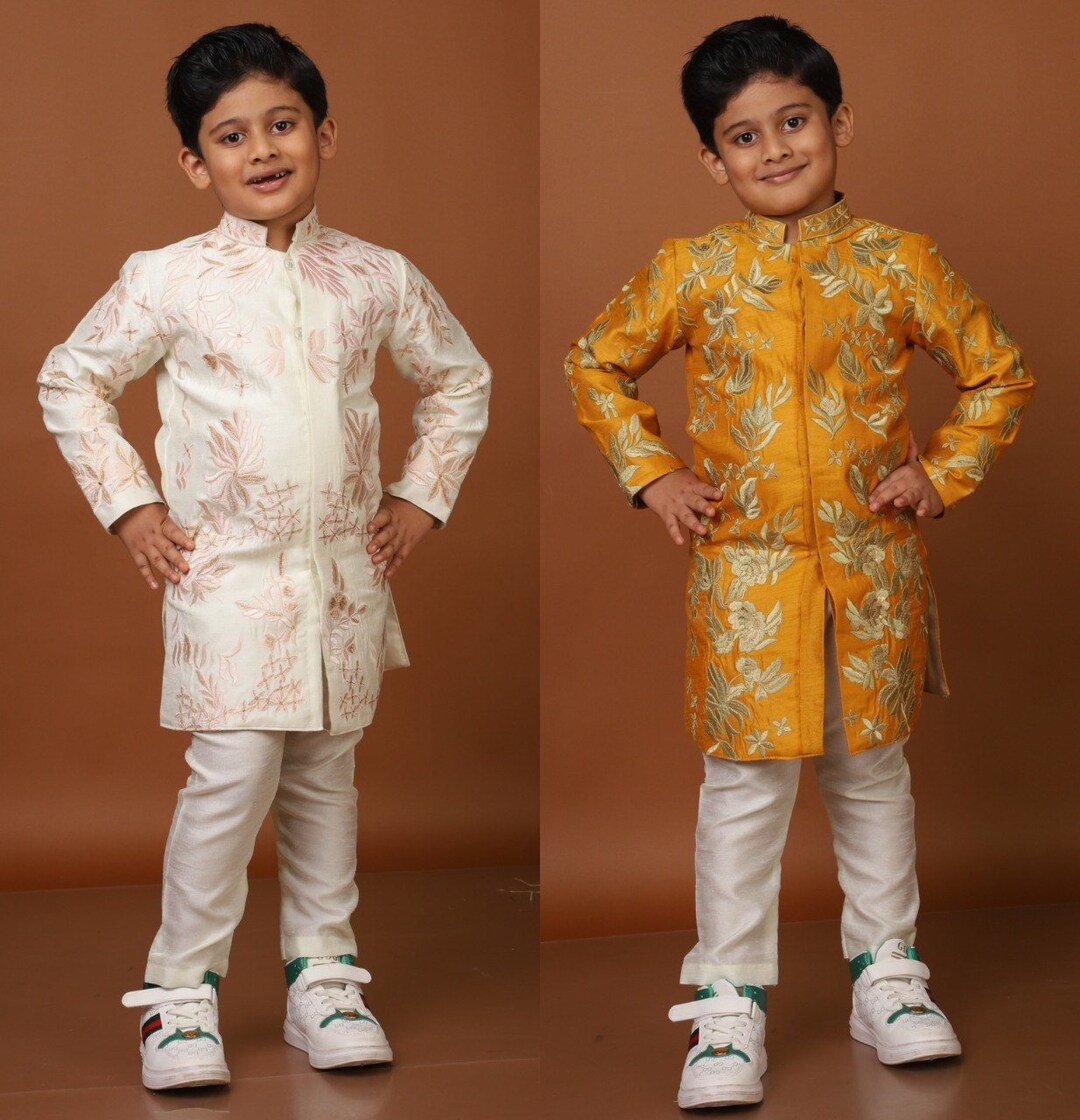 Birthday Dress Boys Wedding Dress Kids Sherwani Boys Sherwani Kids Kurta Pajama Boys Birthday Outfit Embroidered Sherwani Boys Kurta Set Etsy Canada