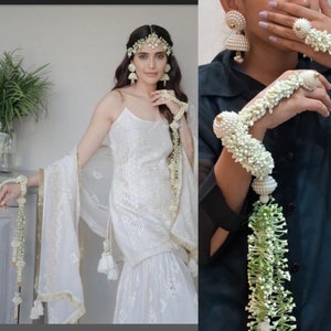 Flower jewelry For haldi  Floral jewellery For Mehendi Bride accessories