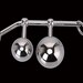 BDSM Stainless Steel Female Double Chastity Ball Vaginaacutelne Female Hook HANDMADE Female Anal Vaginal Double Ball Plug Bar Sex Play