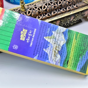 Tibetan Natural Incense 60 Sticks-Spiritual & Medicinal Relaxation 8 long sticks By Tibetan Refugees Hand Made in Nepal image 4