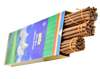 Tibetan Natural Incense 60 Sticks-Spiritual & Medicinal Relaxation 8” long sticks  By Tibetan Refugees Hand Made in Nepal