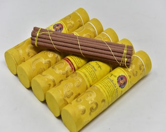 8 Inch Pack Of 5 PCS Zimbala Himalaya Incense Sticks-Spiritual & Medicinal Relaxation Hand made in Nepal