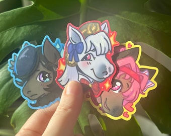 Uma Musume Horse Laminated Sticker