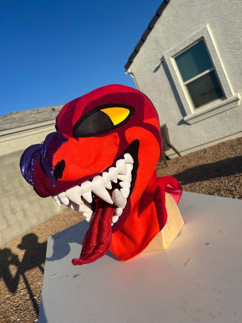 Utah Rapter Head Utahraptor Dinosaur Partial Fursuit fursuit Head and Armsleeves With ...