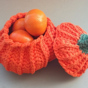 Decoración del hogar Contenedor de almacenamiento de calabaza | Etsy