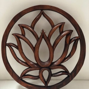 Lotus simbul , Wall hanging,wall art ,wood wall decoration, tree decor ,tree of life ,tree of life wall art