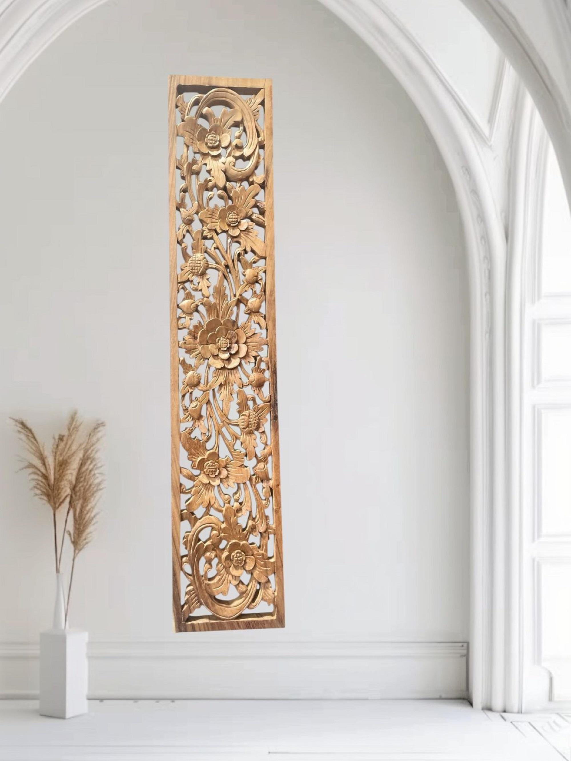 Hand-carved Balinese Wall Panel , Wood Wall Art ,traditional Indonesian ...